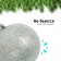 Набор ёлочных шаров Winter Glade, пластик, 8 см, 12 шт, серебряный микс