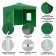 Тент-шатер быстросборный Helex 4331 3x3х3м полиэстер зеленый
